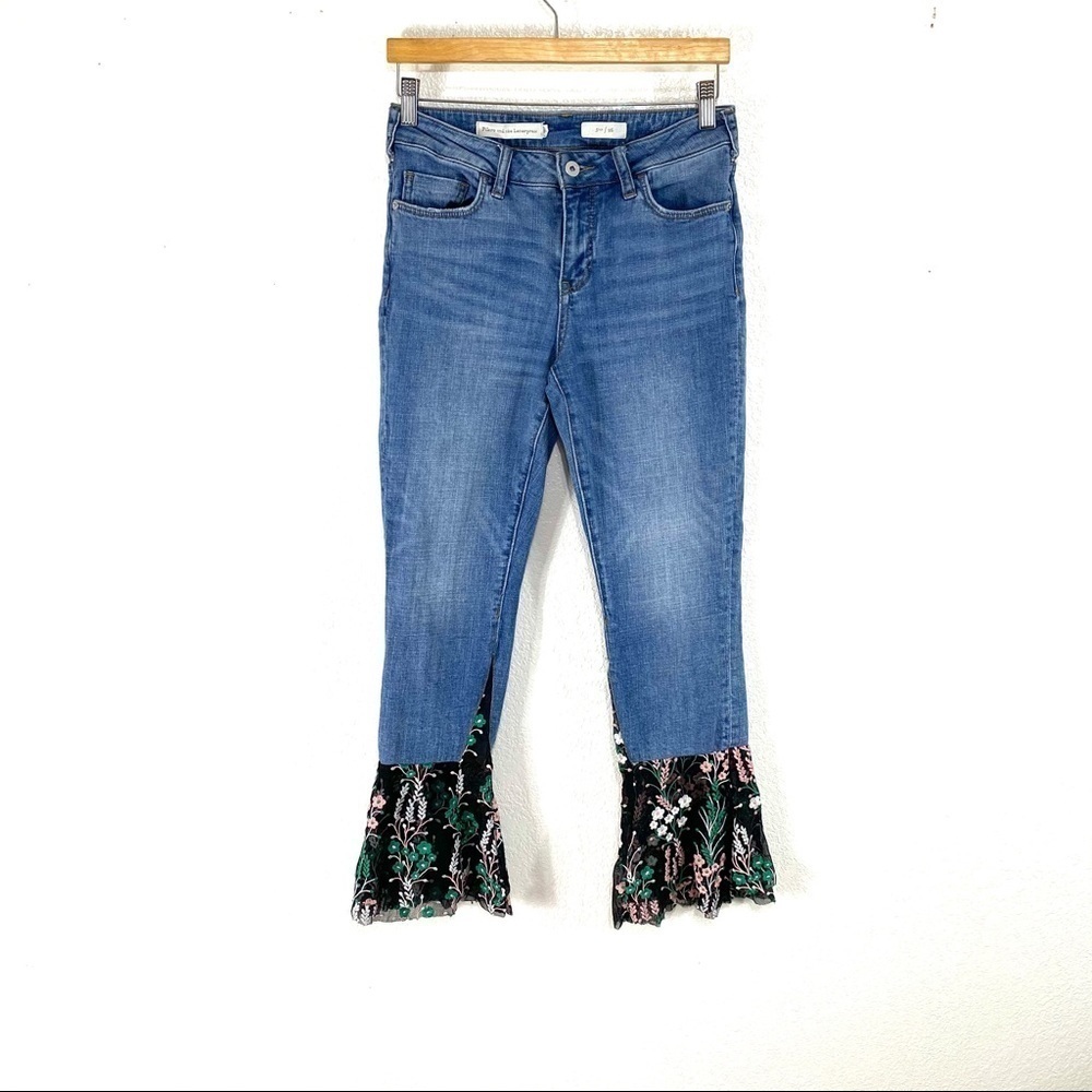 3/$25 Anthro Pilcro And The Letterpress Flare Jeans 26 - Picture 5 of 6